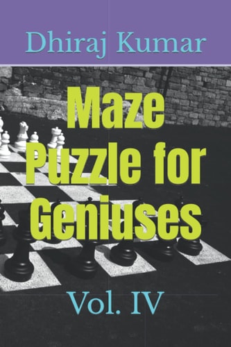 Maze Puzzle for Geniuses Vol. IV