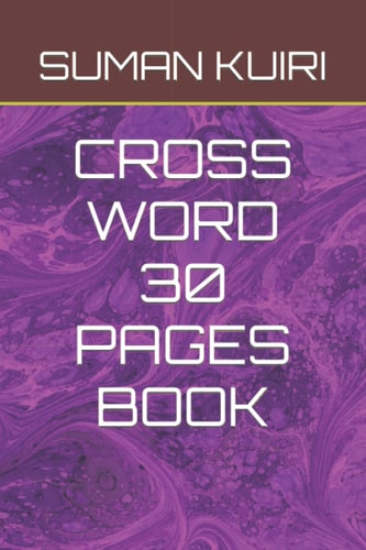Cross Word 30 Pages Book