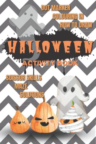 Halloween Activity Book for Kids. Coloring Pages. Activity Book