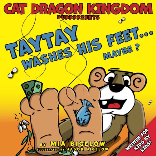 Cat Dragon Kingdom Purrrrzents Taytay Washes His Feet... Maybe?