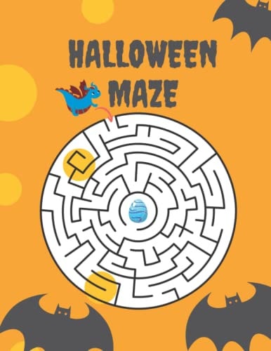 Halloween Maze Activity Book Unique Halloween Activity Book With Maze Puzzles To Solve