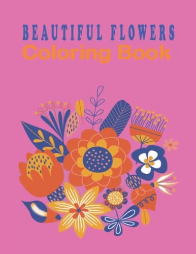 Beautiful Flowers Coloring Book Color with Grayscale Coloring Book for Adults Relaxation