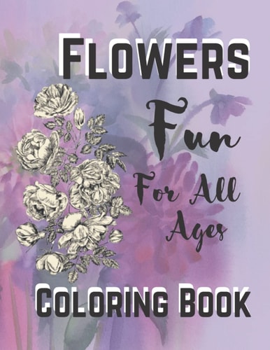 Flowers Coloring Book Save the Planet Series
