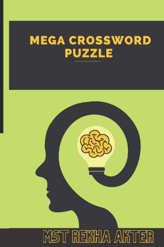Mega Crossword Puzzle Kids & Adults Crossword Puzzle Book