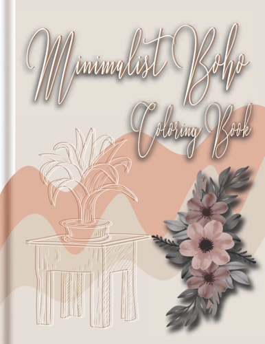Minimalist Boho Coloring Book Minimalist Coloring Book, Minimalist Prints Boho, Minimalist Book