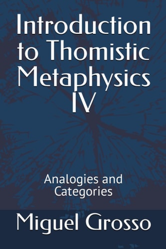 Introduction to Thomistic Metaphysics IV Analogies and Categories
