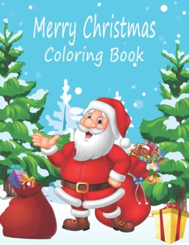 Merry Christmas Coloring Book Fun & Easy Christmas Designs to Color,