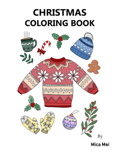 Christmas Coloring Book A Coloring Book for Adults with Christmas Designs