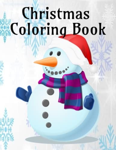 Christmas Coloring Book Fun Cute Christmas Coloring Book for Kids and Adults
