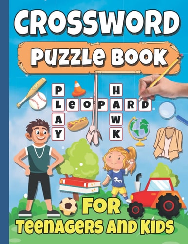 Crossword Puzzle Book For Teenagers And Kids Perfect For Young People Aged 14-18