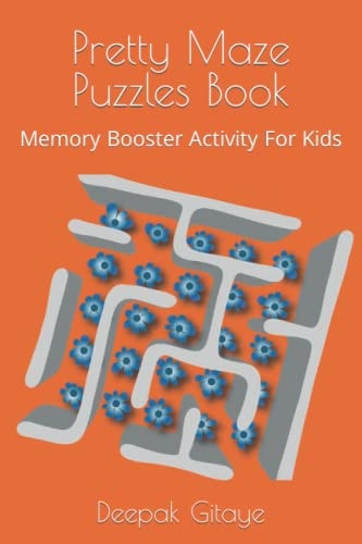Pretty Maze Puzzles Book Memory Booster Activity For Kids