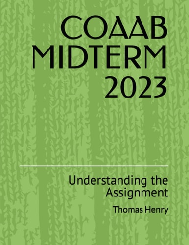 Coaab Midterm 2023 Understanding the Assignment