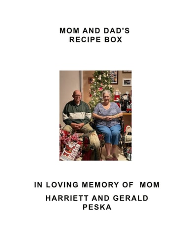 Mom and Dad Recipe Box