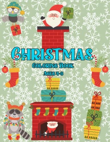Coloring Book Christmas Coloring Book for Kids: Christmas Symbols to Color for Children Ages 4 - 8