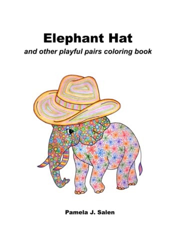 Elephant Hat and Other Playful Pairs Coloring Book