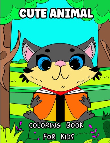 Cute Animal Coloring Book for Kids