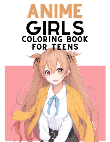Anime Coloring Book For Teens Cute Japanese Anime Coloring Pages for Teens and Adults