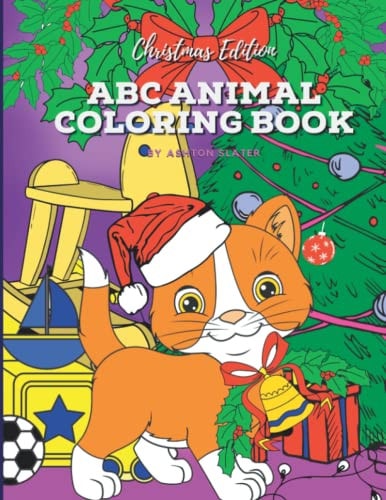ABC Animal Coloring Book Christmas Edition
