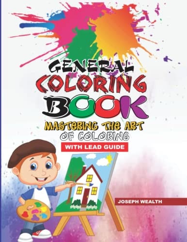 Ajstyles Pro General Coloring Book Mastering the Art of Coloring Creative Activity Coloring Book