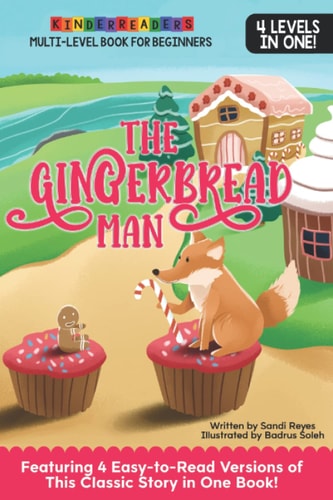 The Gingerbread Man Easy to Read Multilevel Book for Beginning Readers Ages 3 to 7