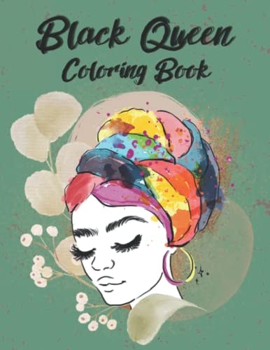 Black Queen A Coloring Book For Adults