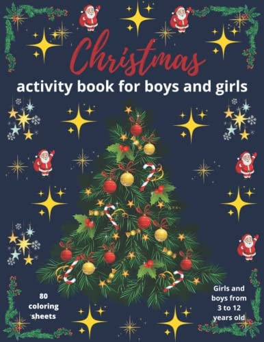 Christmas Activity Book for Boys and Girls