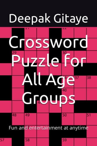Crossword Puzzle for All Age Groups Fun and Entertainment at Anytime