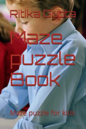 Maze Puzzle Book Maze Puzzle for Kids
