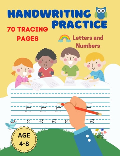 Handwriting Practice for Preschool and Kindergarten Ages 4-8