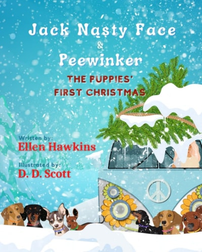 Jack Nasty Face & Peewinker The Puppies' First Christmas