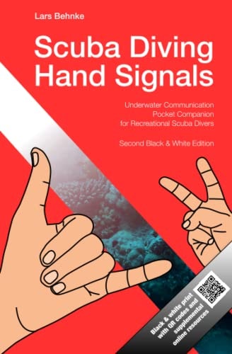 Scuba Diving Hand Signals Pocket Companion for Recreational Scuba Divers - Black & White Edition