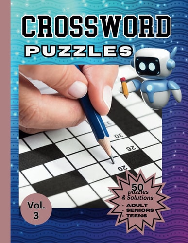 50 Crossword Puzzles For Adults-with Solutions