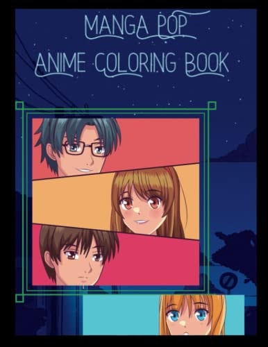 Manga Pop Anime Coloring Book