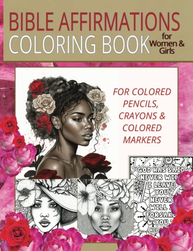 Bible Affirmations Coloring Book for Women & Girls