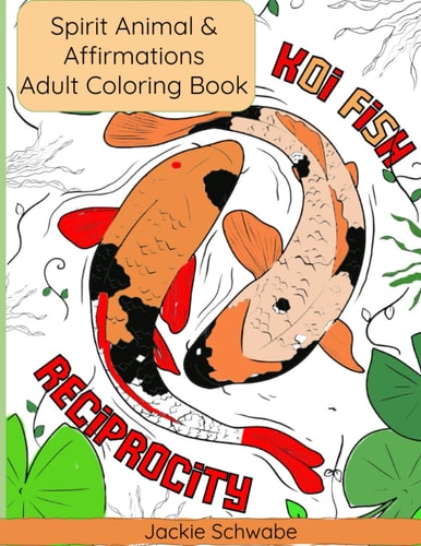 Spirit Animal Motivational & Affirmation Coloring Book Coloring for Personal Development
