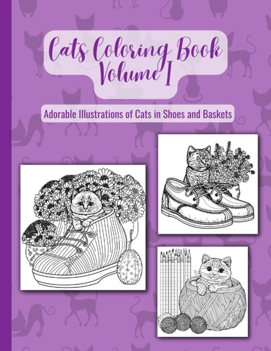 Cats Coloring Book Volume I