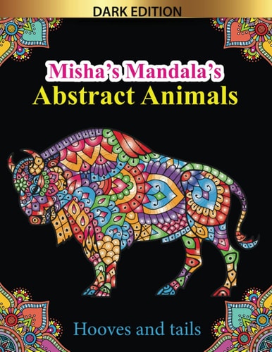 Misha's Mandala's Abstract Animals Hooves and Tails
