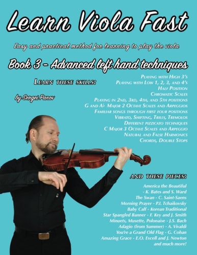 Learn Viola Fast Book 3 Easy and Practical Method for Learning to Play the Viola