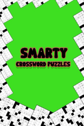 SMARTY Brain Teaser Crossword Puzzle Book 30 Puzzles Challenging and Fun Word Games for Adults