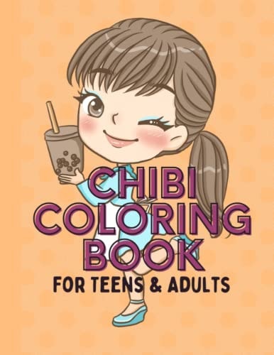 Chibi Coloring Book For Children, Teen, & Adults