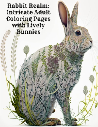 Rabbit Realm Intricate Adult Coloring Pages with Lively Bunnies