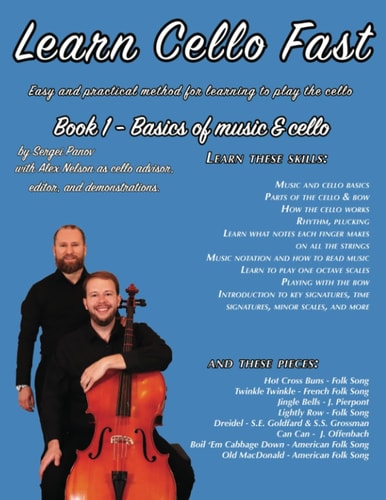 Learn Cello Fast Book 1 Easy and Practical Method for Learning to Play the Cello