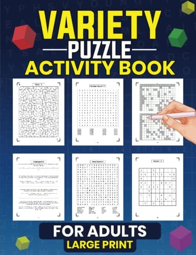 Variety Puzzle Activity Book