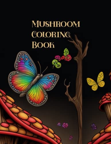Mushroom Coloring Book