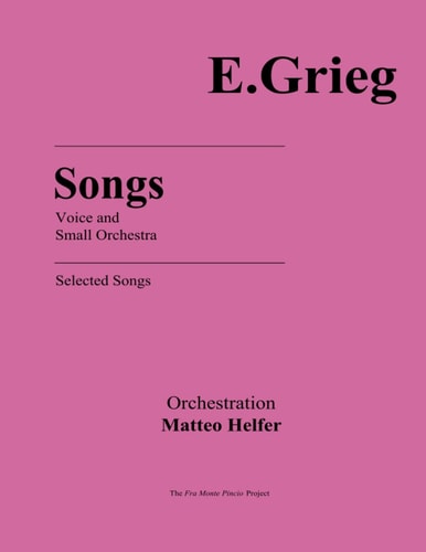 Edvard Grieg Selected Songs