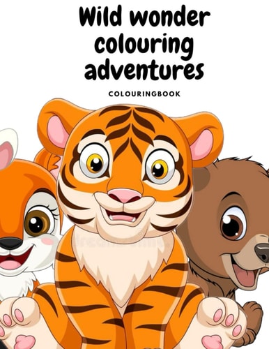 Wild Wonders Coloring Adventure Colourbook for Kids