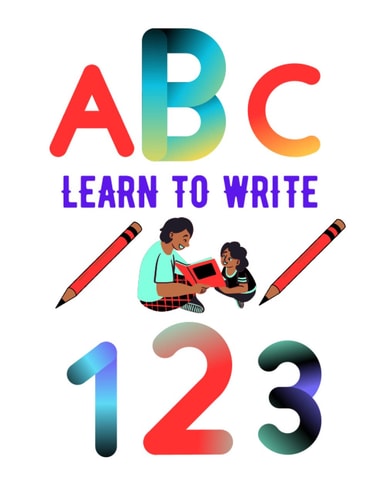 Learn To Write Letters And Numbers For Children