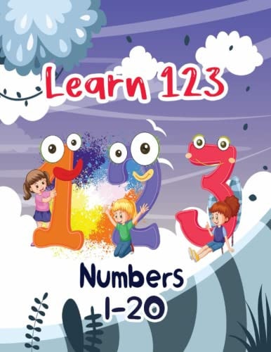 Learn 123 Numbers 1-20 For Toddlers - Counting Books for Preschoolers