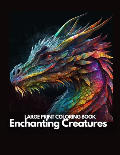 Enchanting Creatures A Magical Animal Coloring Book for Adults and Kids