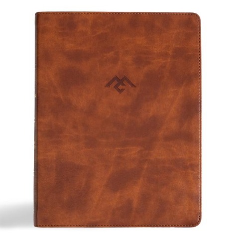 CSB Men of Character Bible, Revised and Updated, Brown Leathertouch